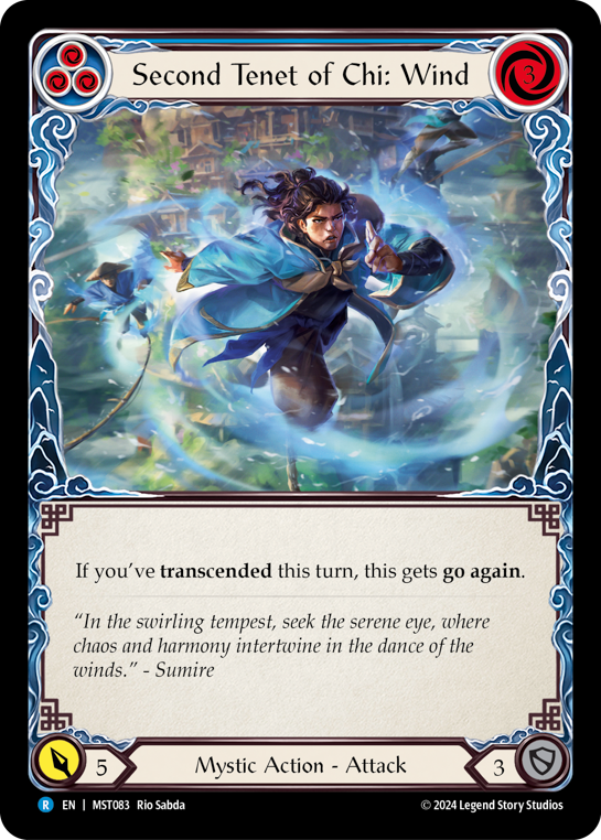 Second Tenet of Chi: Wind  | Rare