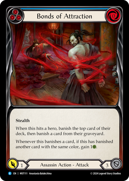 Bonds of Attraction (Blue) | Rare [Rainbow Foil]
