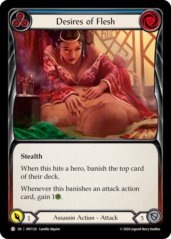 Desires of Flesh (Blue) | Common [Rainbow Foil]