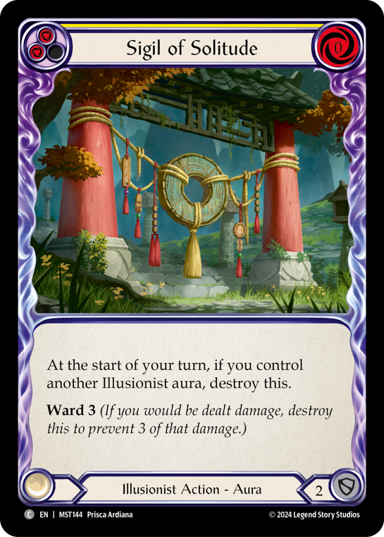 Sigil of Solitude (Yellow) | Common [Rainbow Foil]