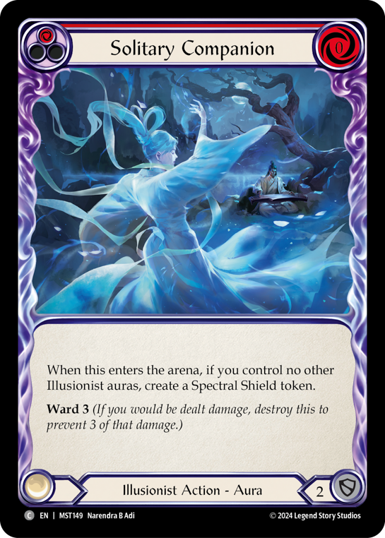 Solitary Companion (Red) | Common [Rainbow Foil]