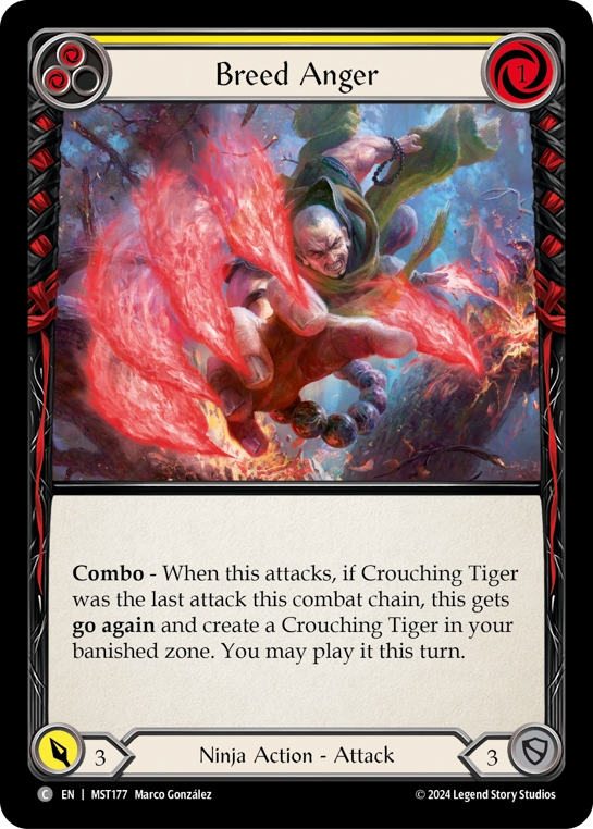 Breed Anger (Yellow) | Common [Rainbow Foil]