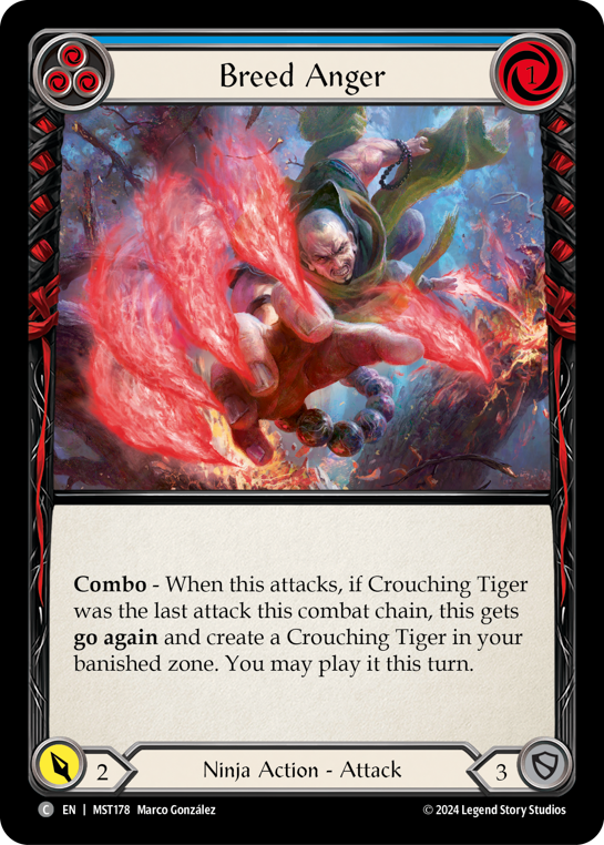 Breed Anger (Blue) | Common [Rainbow Foil]