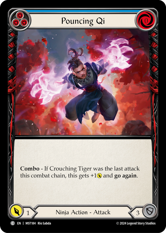 Pouncing Qi (Blue) | Common