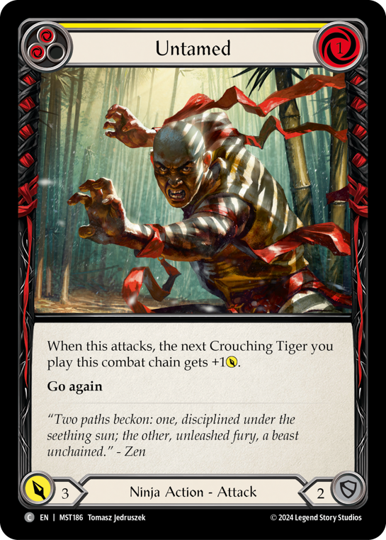 Untamed (Yellow) | Common [Rainbow Foil]