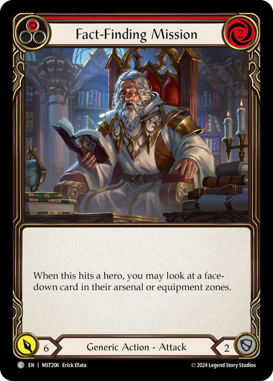 Fact-Finding Mission (Red) | Common [Rainbow Foil]