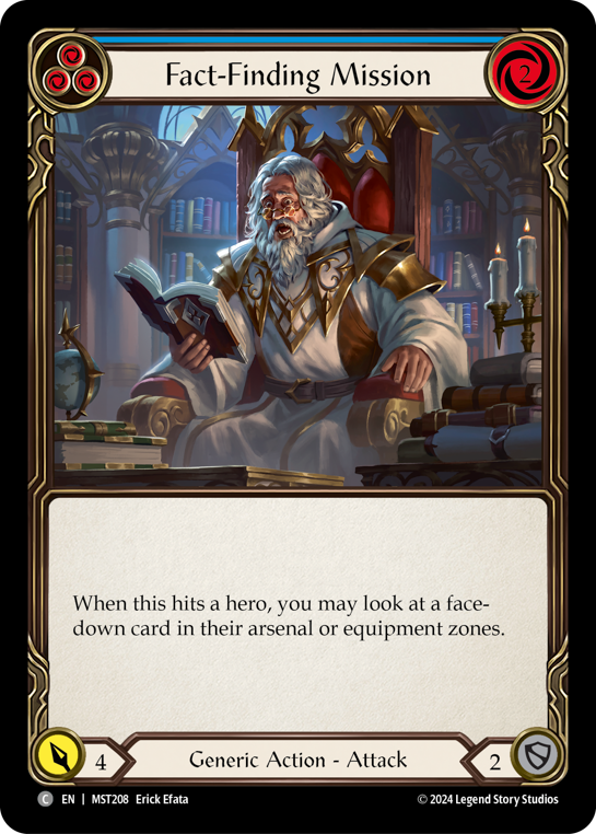 Fact-Finding Mission (Blue) | Common [Rainbow Foil]