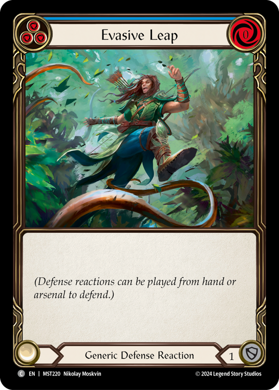 Evasive Leap (Blue) | Common [Rainbow Foil]