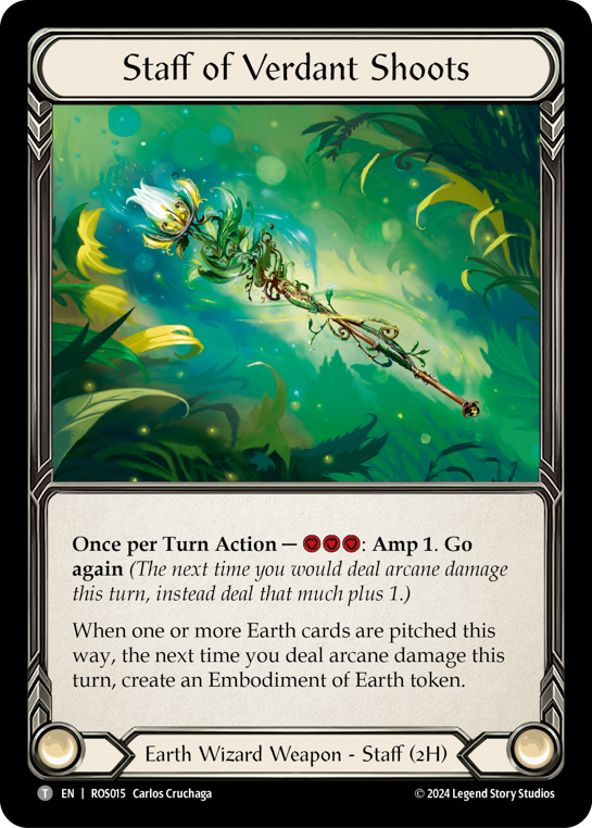 Staff of Verdant Shoots | Token [Cold Foil]
