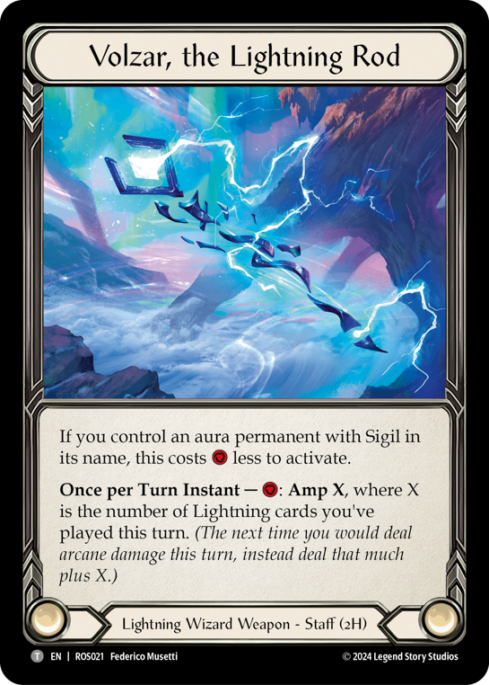 Volzar, the Lightning Rod | Token [Cold Foil]