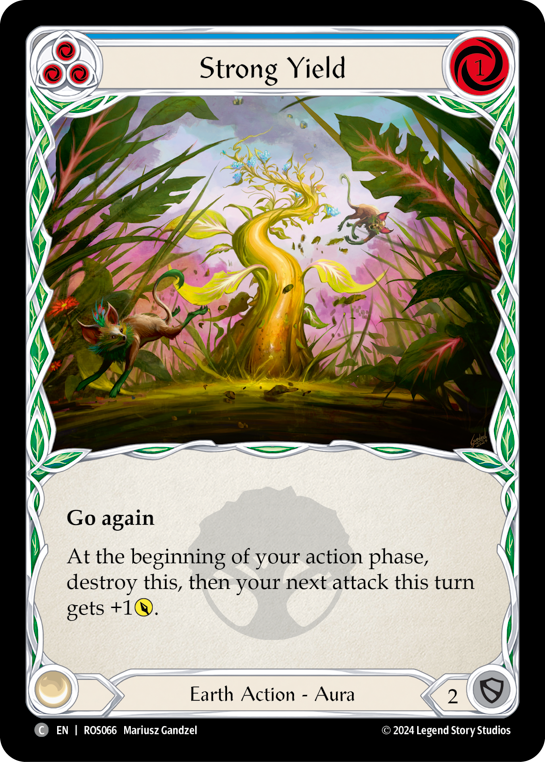 Strong Yield (Blue) | Common [Rainbow Foil]