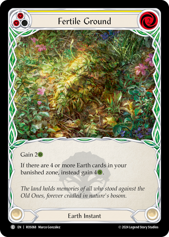 Fertile Ground (Yellow) | Common [Rainbow Foil]