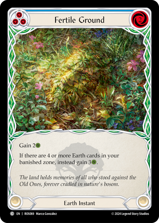 Fertile Ground (Blue) | Common [Rainbow Foil]