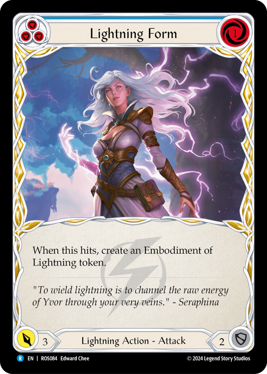 Lightning Form (Blue) | Rare [Rainbow Foil]