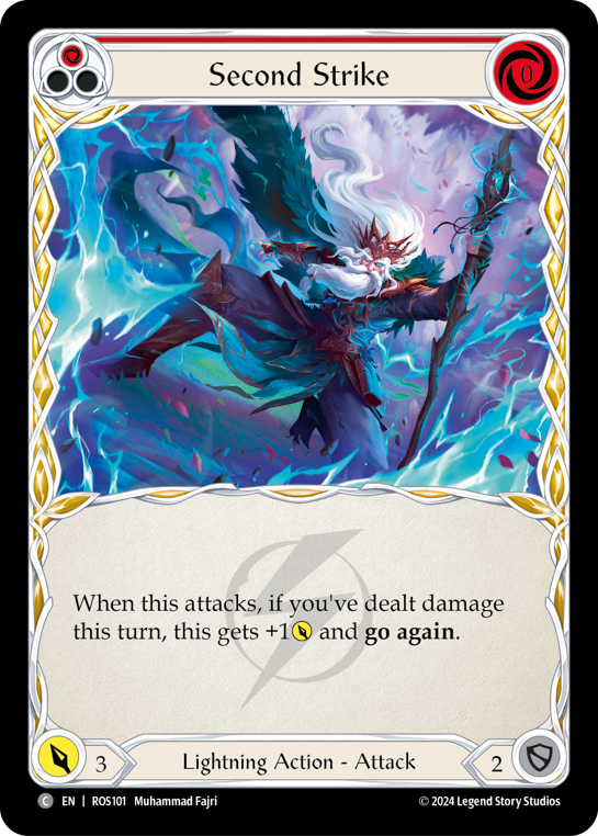Second Strike (Red) | Common [Rainbow Foil]
