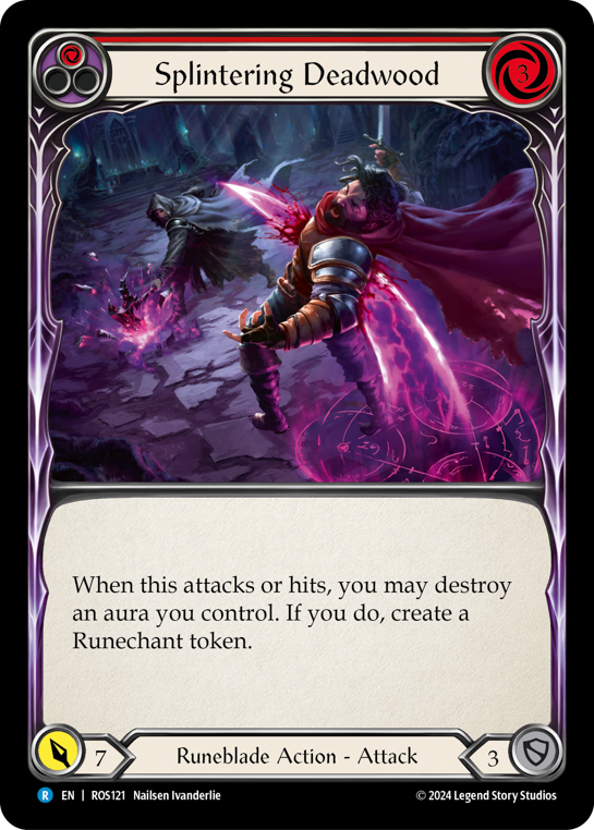 Splintering Deadwood (Red) | Rare [Rainbow Foil]