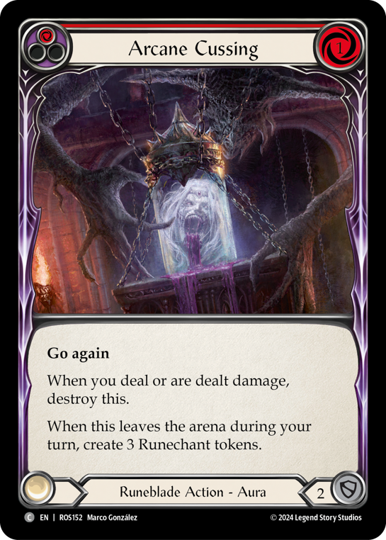 Arcane Cussing (Red) | Common