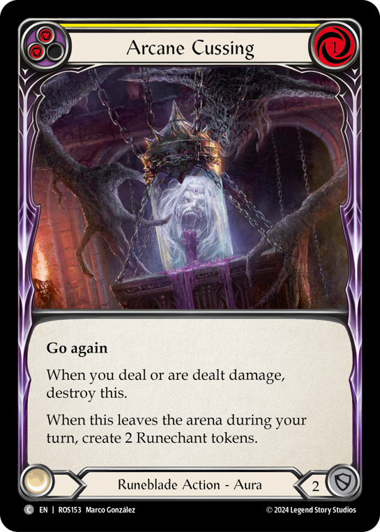 Arcane Cussing (Yellow) | Common