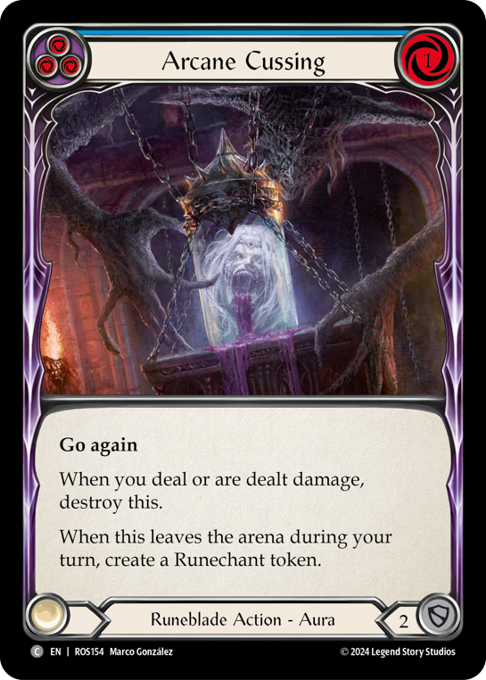 Arcane Cussing (Blue) | Common