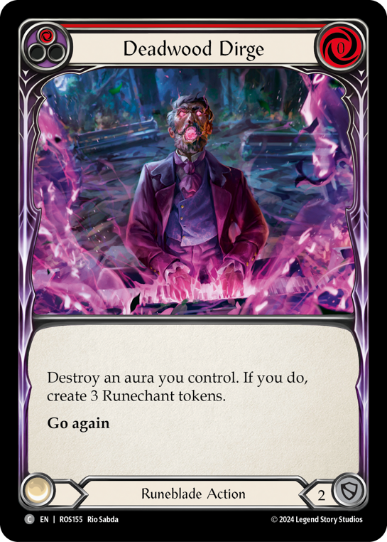 Deadwood Dirge (Red) | Common [Rainbow Foil]