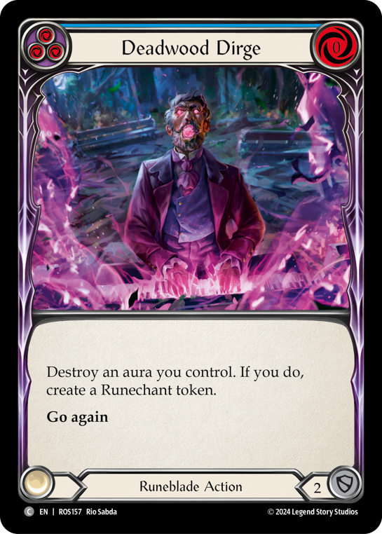 Deadwood Dirge (Blue) | Common [Rainbow Foil]