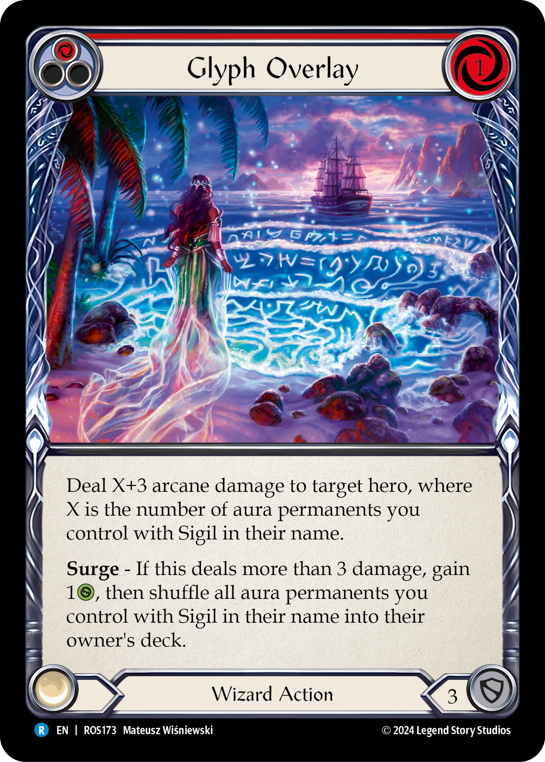 Glyph Overlay (Red) | Rare