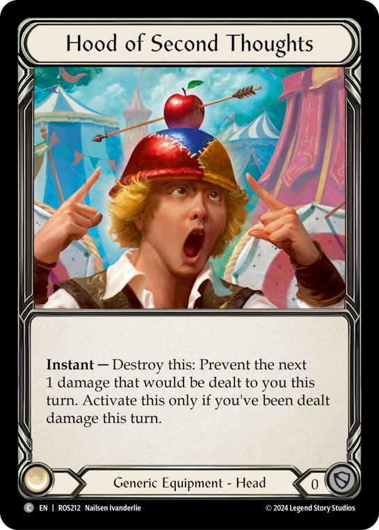 Hood of Second Thoughts | Common [Cold Foil]