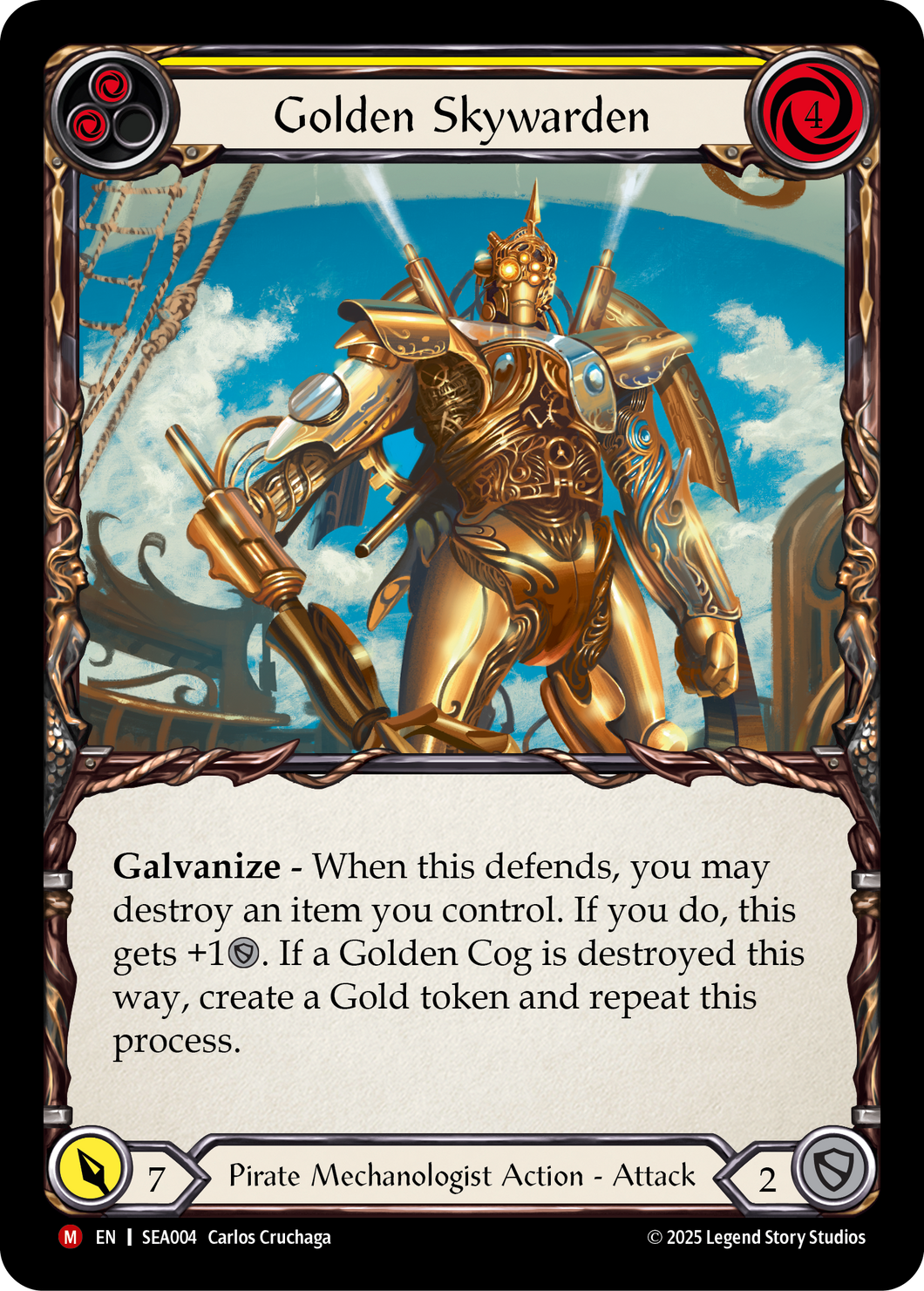 Golden Skywarden | Majestic [Rainbow Foil]