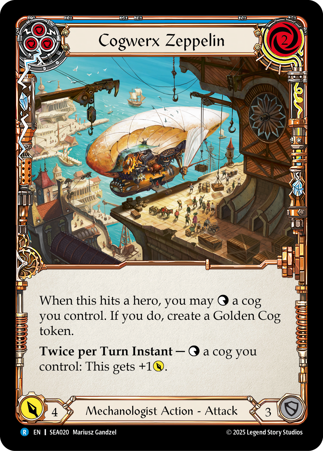 Cogwerx Zeppelin (Blue) | Rare