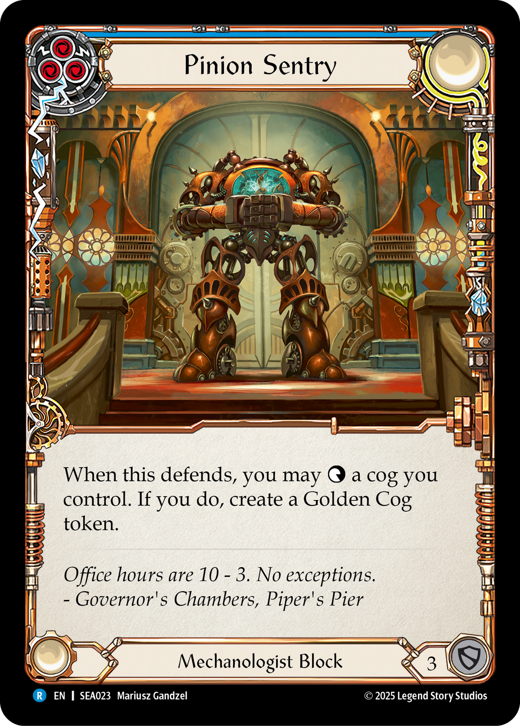 Pinion Sentry | Rare [Rainbow Foil]