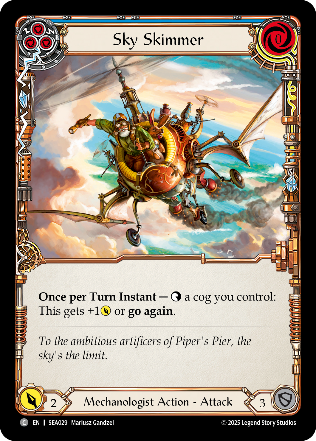 Sky Skimmer (Blue) | Common [Rainbow Foil]