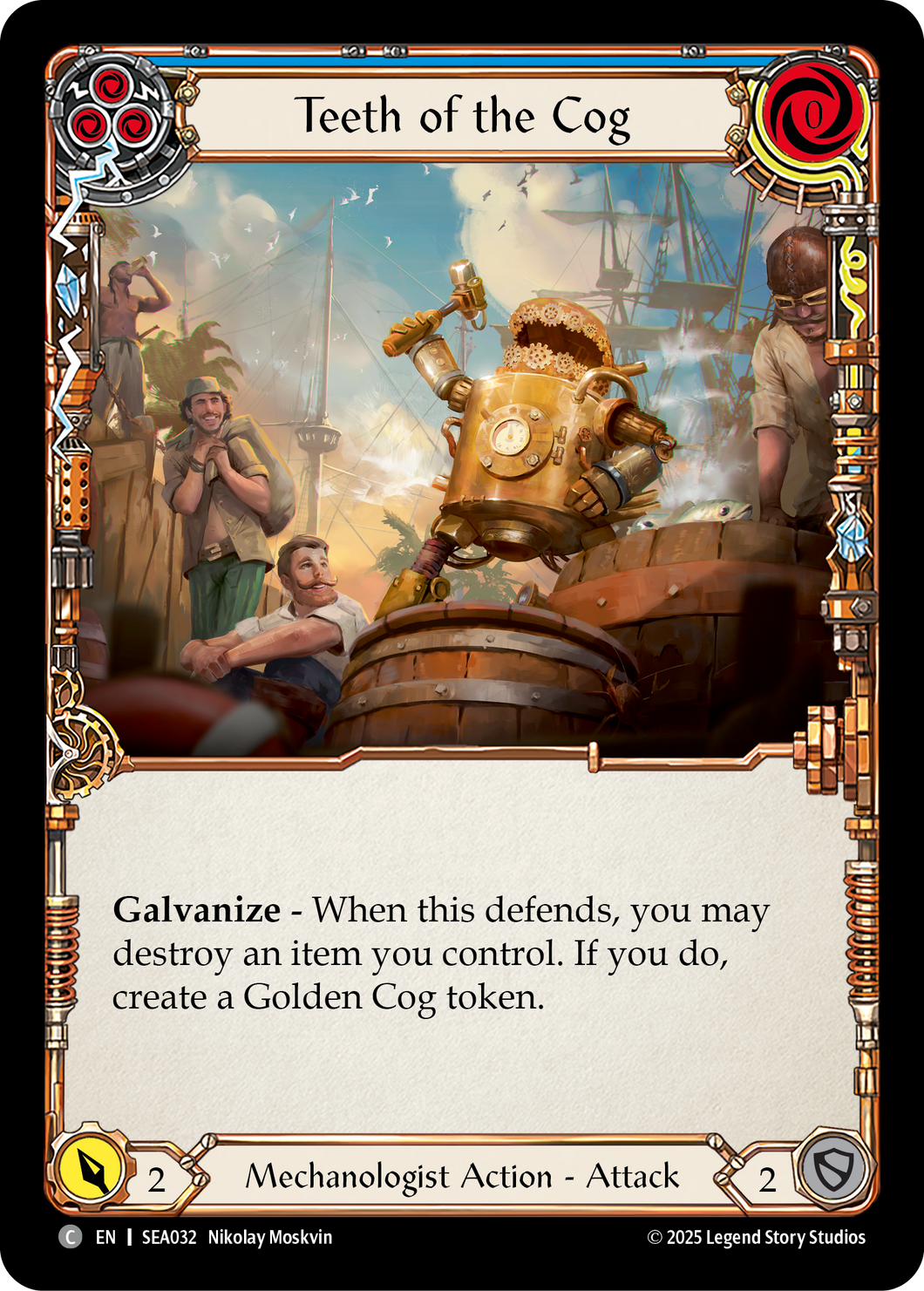 Teeth of the Cog (Blue) | Common [Rainbow Foil]