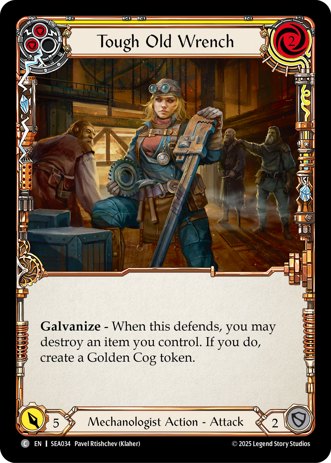 Tough Old Wrench (Yellow) | Common