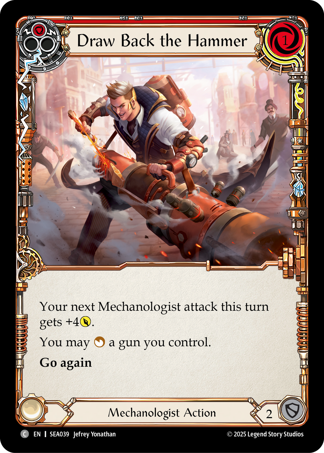 Draw Back the Hammer | Common [Rainbow Foil]