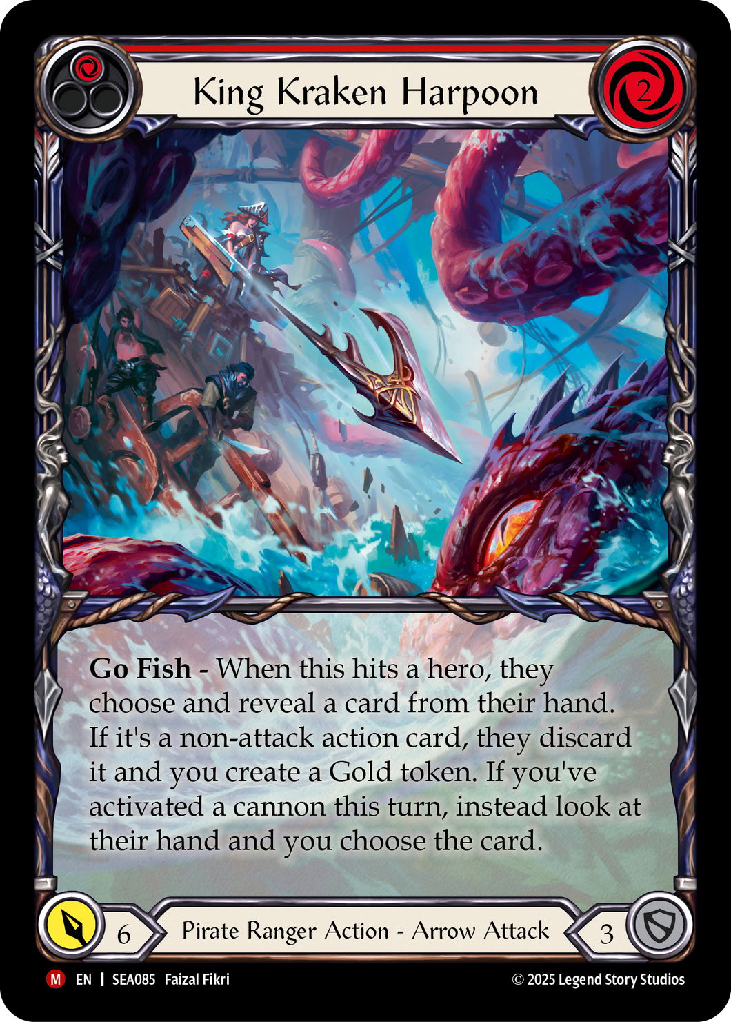 King Kraken Harpoon | Majestic [EA Rainbow Foil]