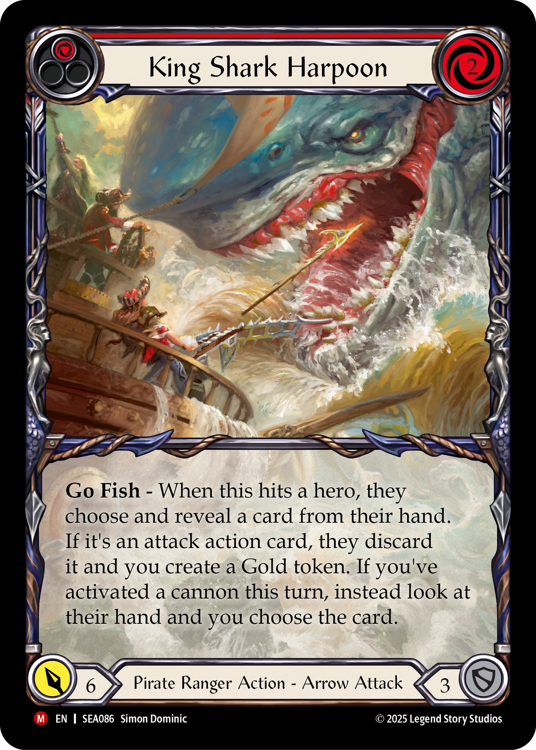 King Shark Harpoon | Majestic [EA Rainbow Foil]