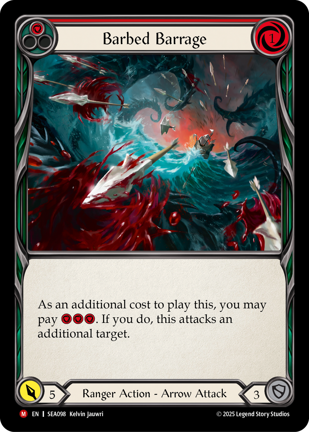 Barbed Barrage | Majestic