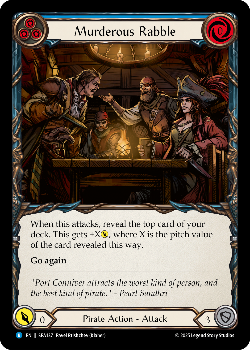 Murderous Rabble | Rare [Rainbow Foil]