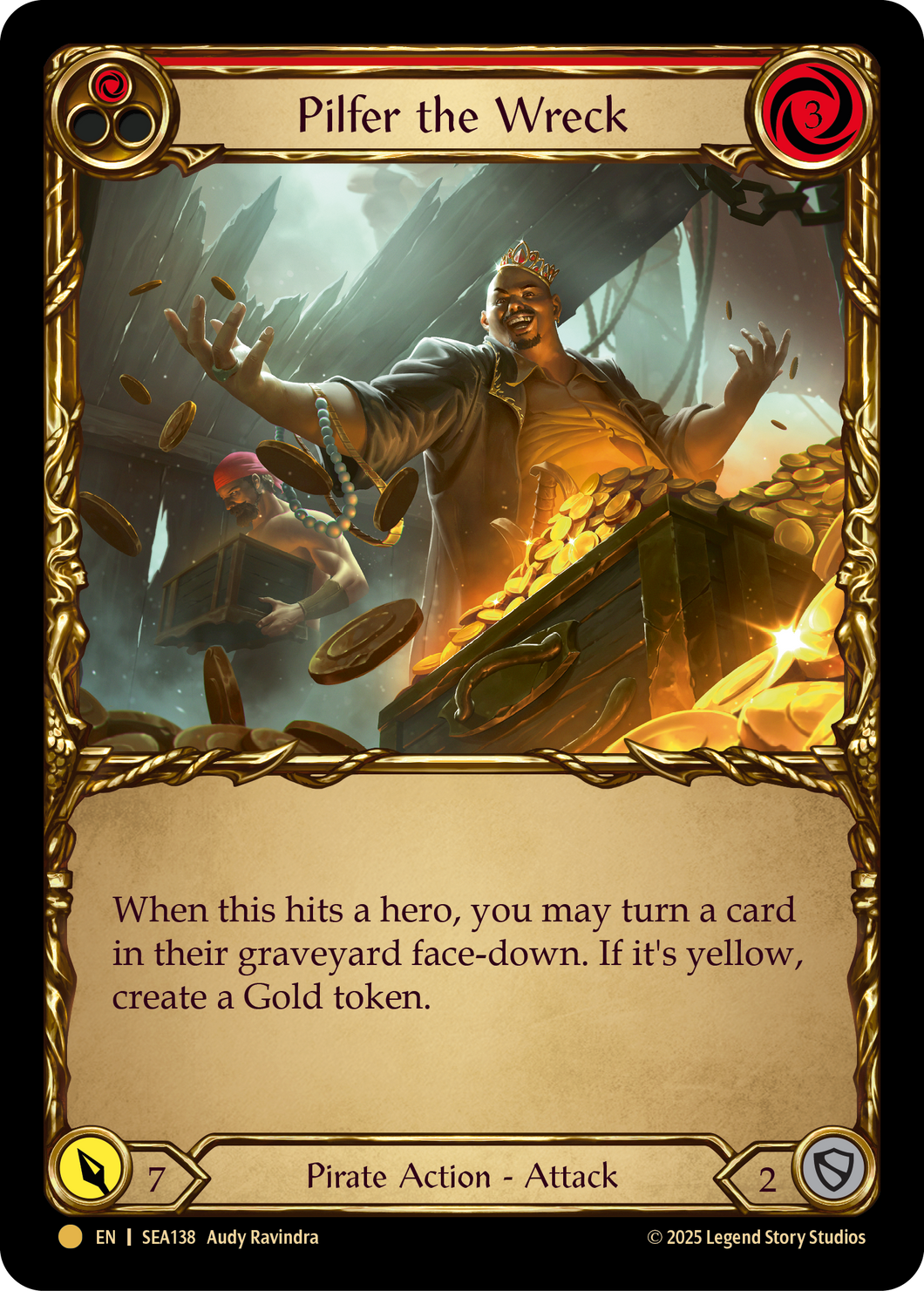 Pilfer the Wreck (Red) | Pirate Booty [Cold Foil]
