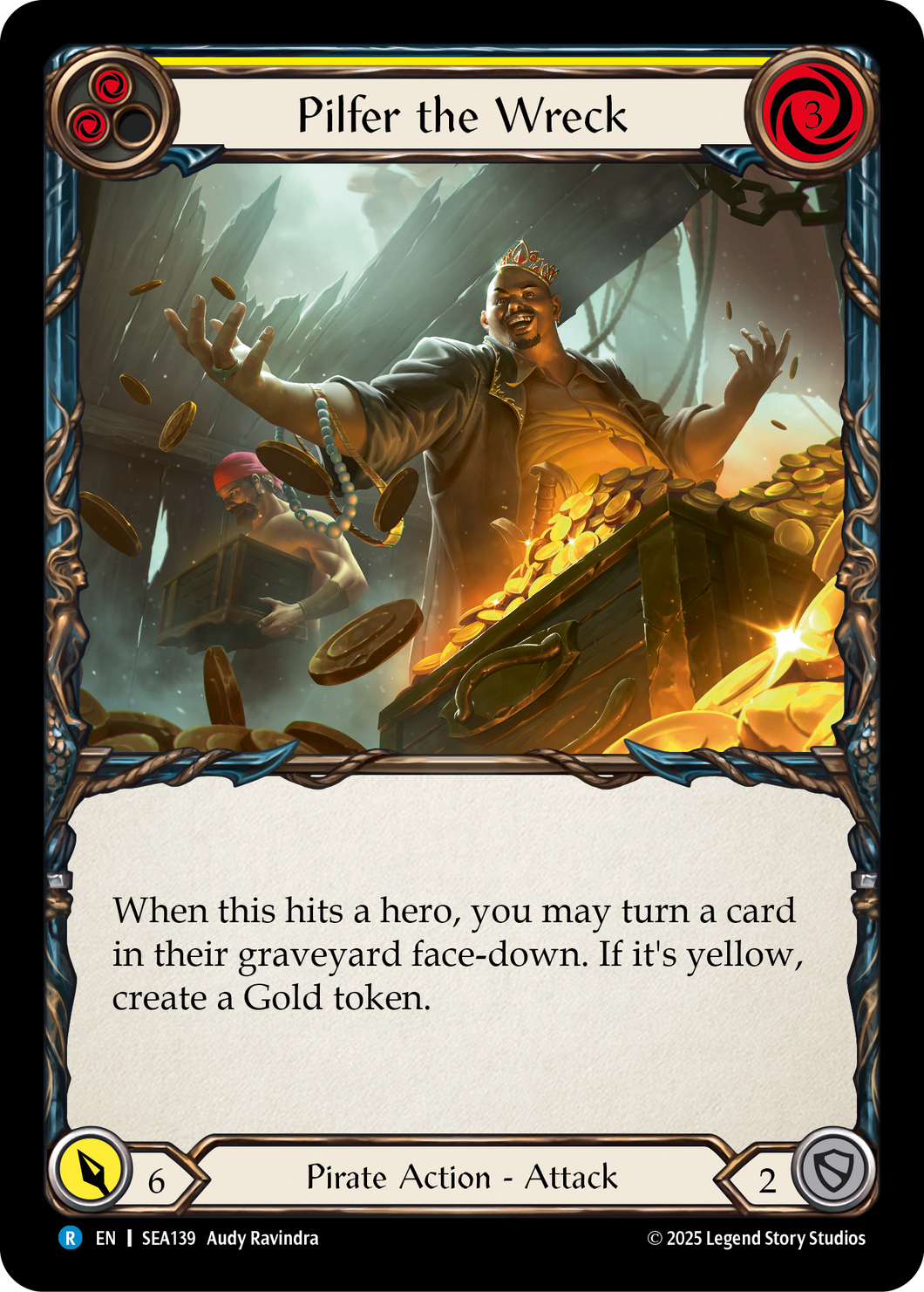 Pilfer the Wreck (Yellow) | Rare [Rainbow Foil]