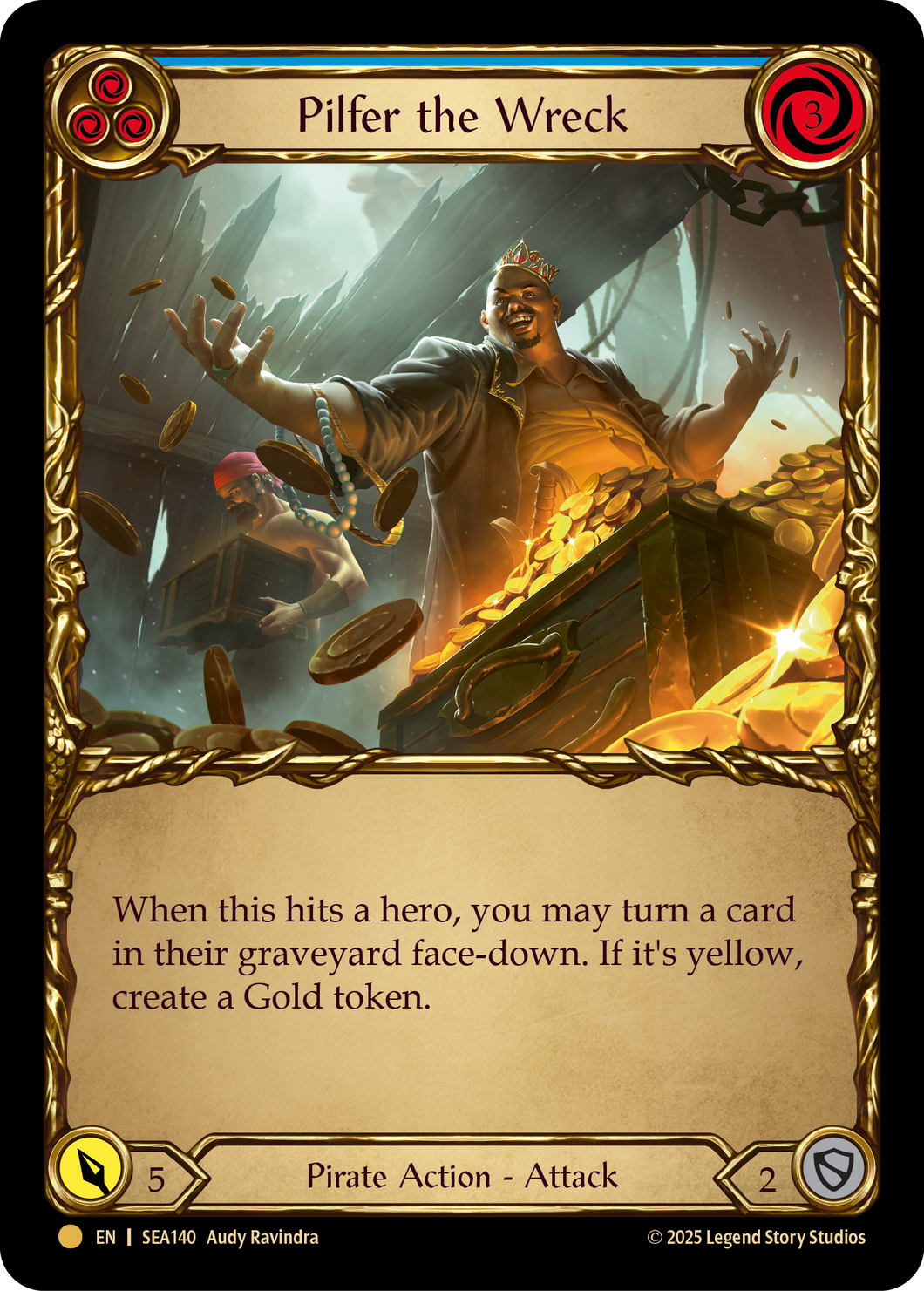 Pilfer the Wreck (Blue) | Pirate Booty [Cold Foil]