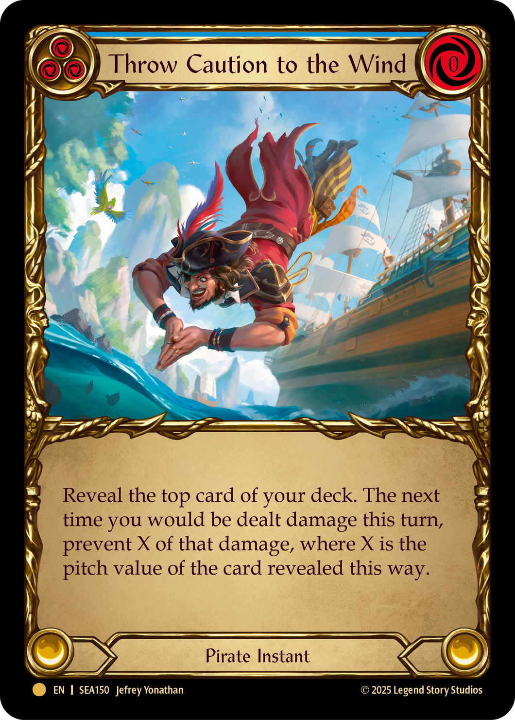 Throw Caution to the Wind | Pirate Booty [Cold Foil]