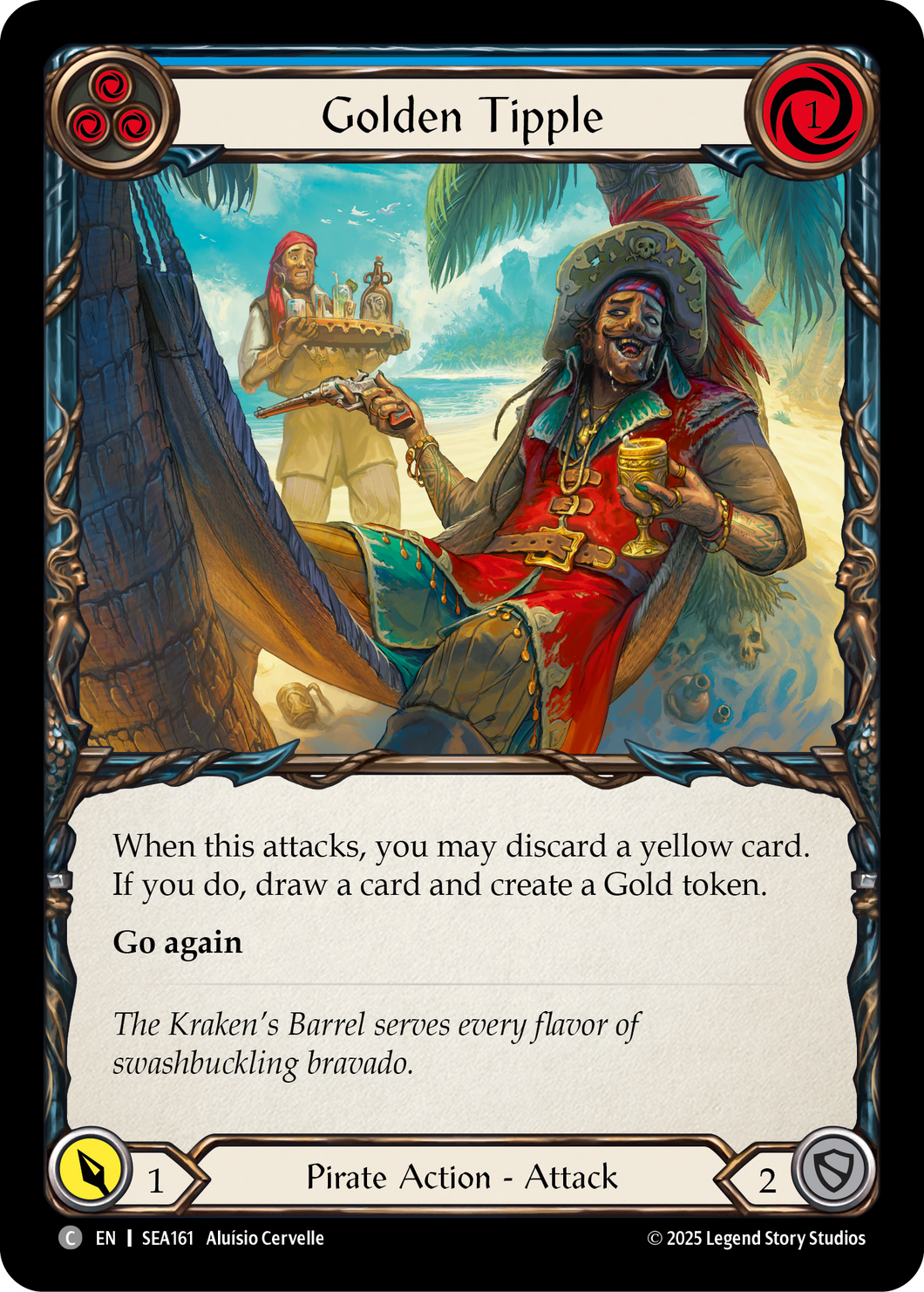 Golden Tipple (Blue) | Common [Rainbow Foil]