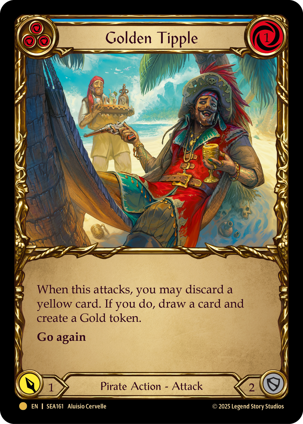 Golden Tipple (Blue) | Pirate Booty [Cold Foil]