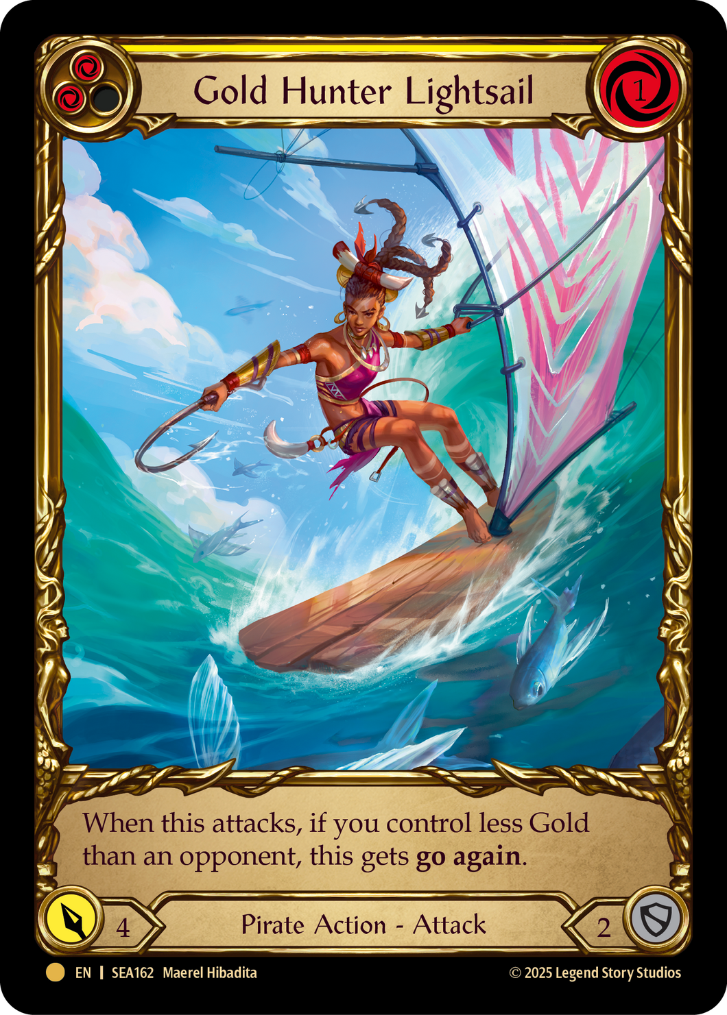 Gold Hunter Lightsail | Pirate Booty [Cold Foil]