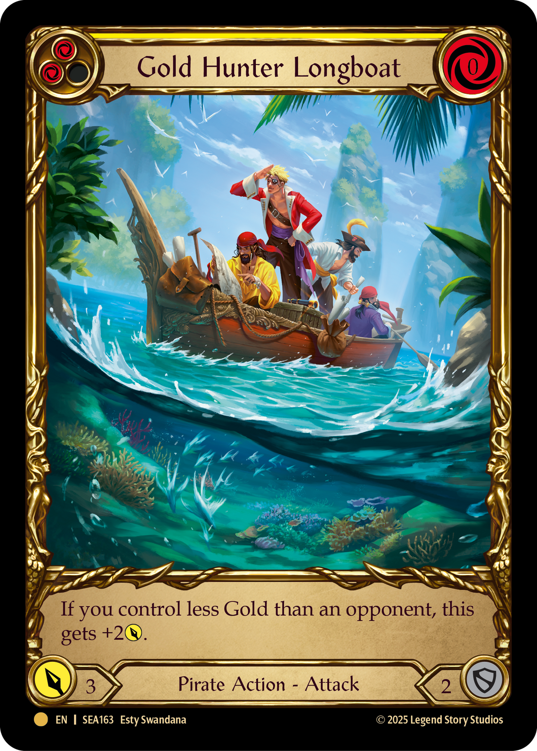 Gold Hunter Longboat | Pirate Booty [Cold Foil]