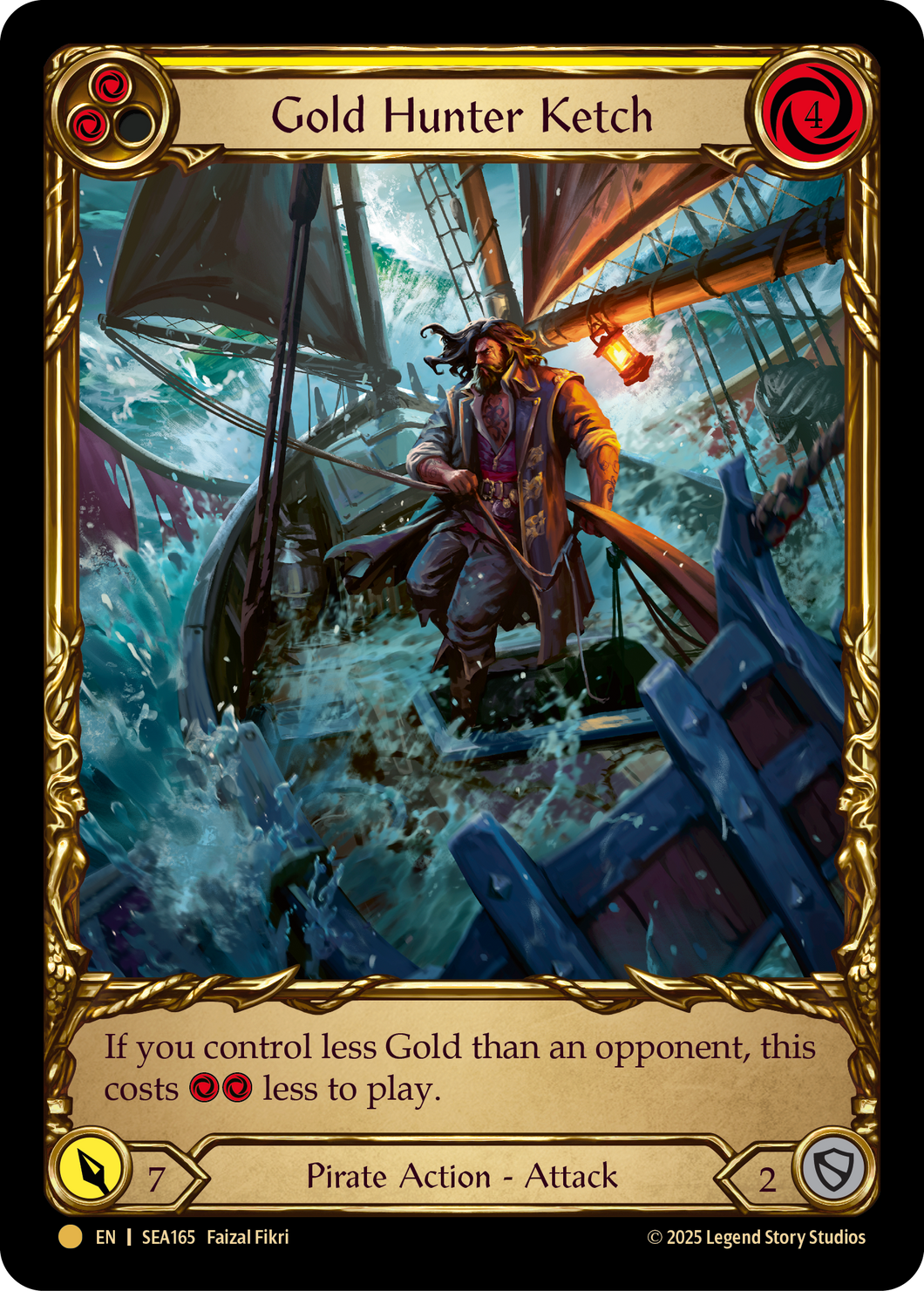 Gold Hunter Ketch | Pirate Booty [Cold Foil]