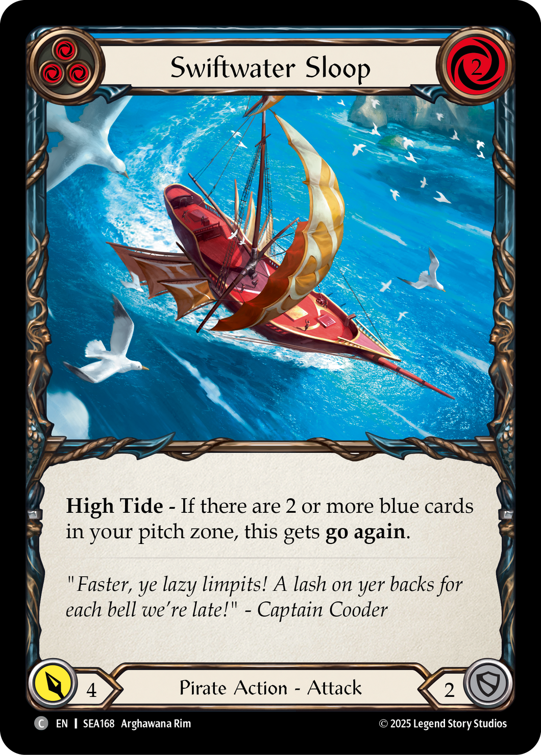 Swiftwater Sloop (Blue) | Common [Rainbow Foil]