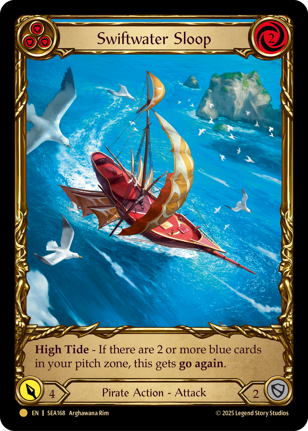 Swiftwater Sloop (Blue) | Pirate Booty [Cold Foil]
