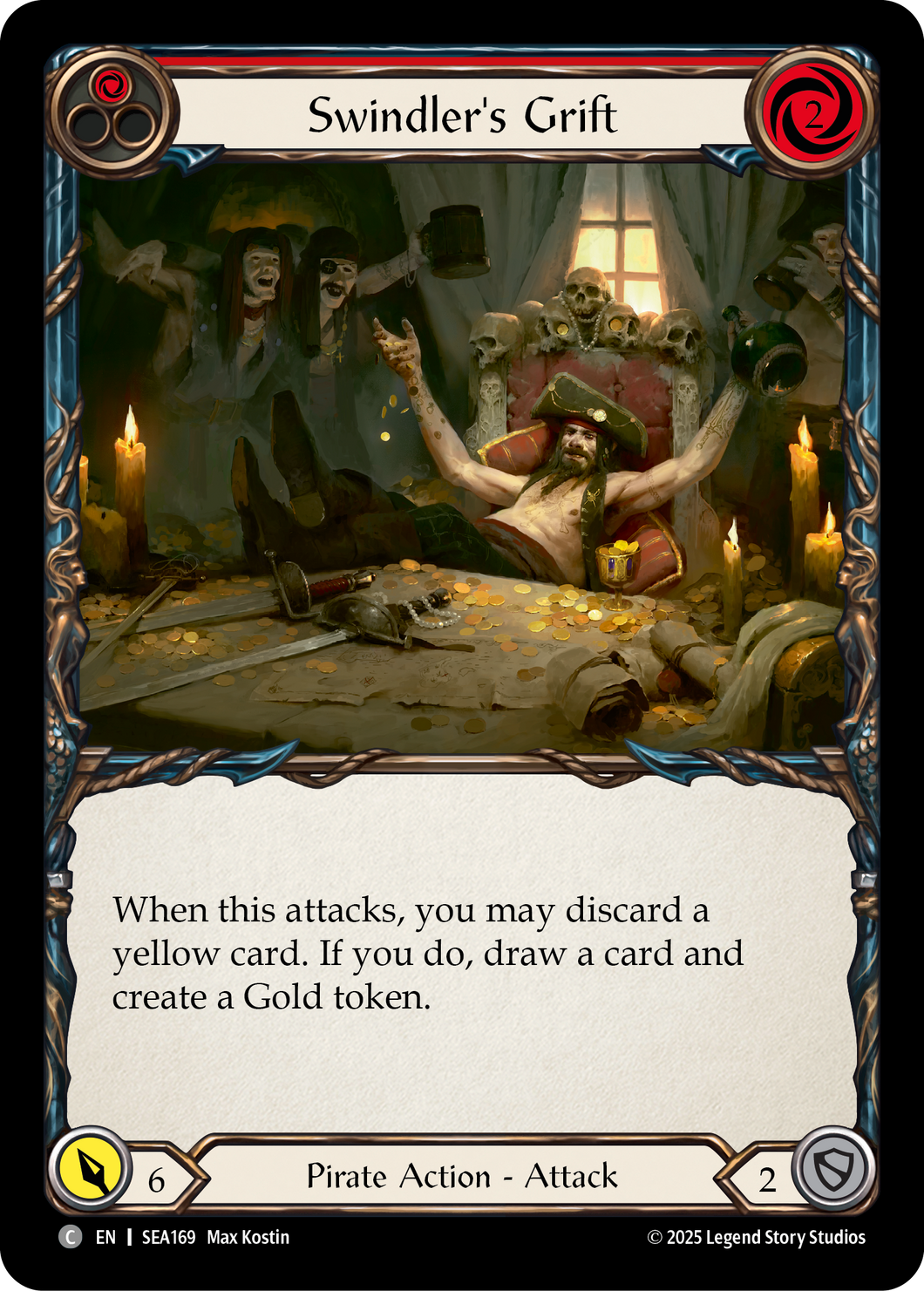 Swindler's Grift (Red) | Common [Rainbow Foil]